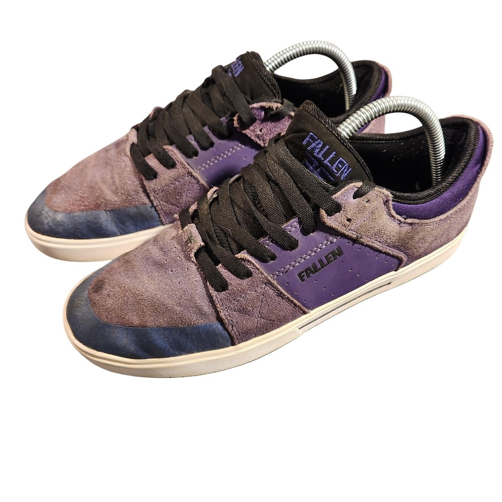Fallen‎ Shoes Mens Size 8 Purple Black Trooper Skateboarding Sneakers FMM1ZA11